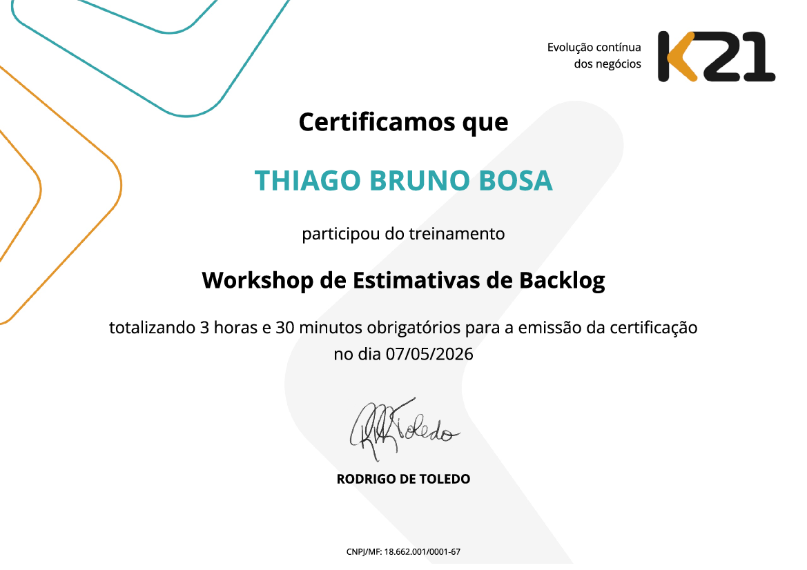 Certificado K21